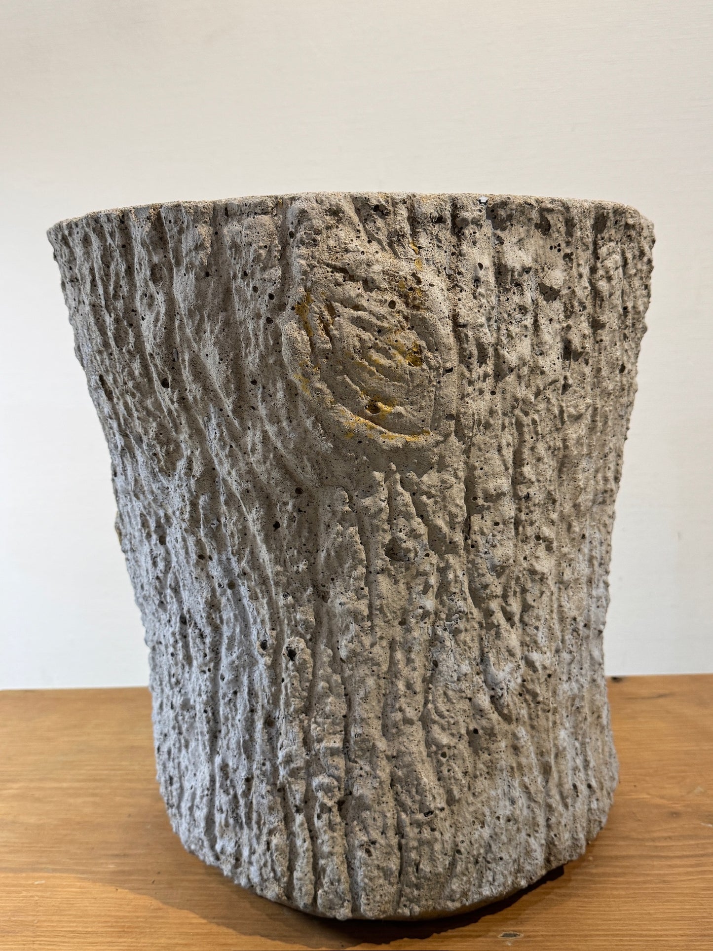 Charming Faux Bois Tree Planter