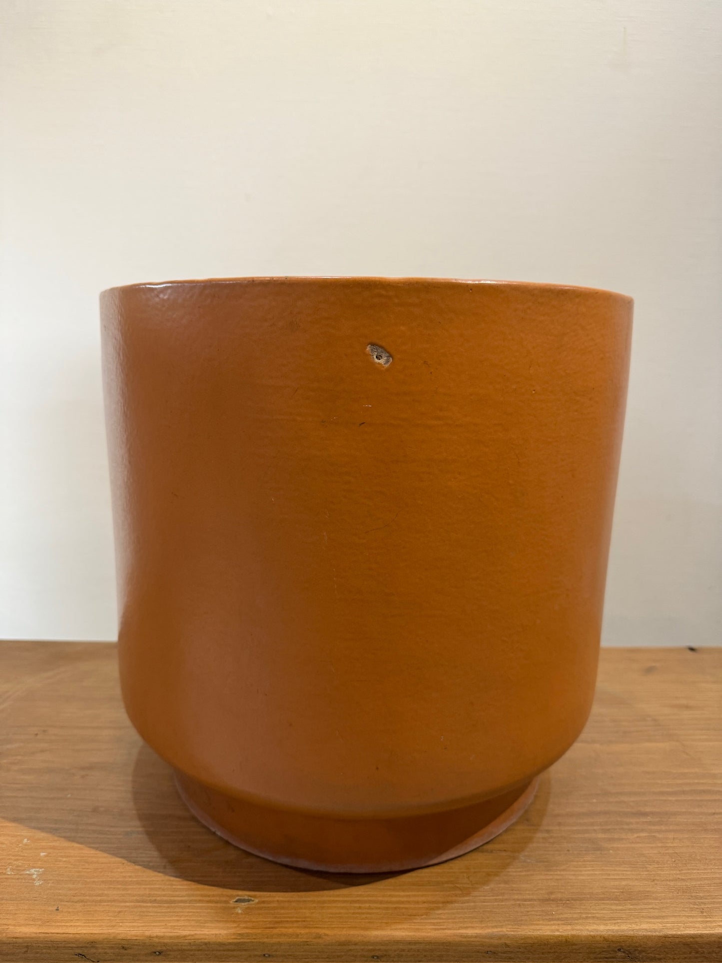 Architectural Ceramics Mid-Century Planter with Rim and Front Chip, Oakland , CA
