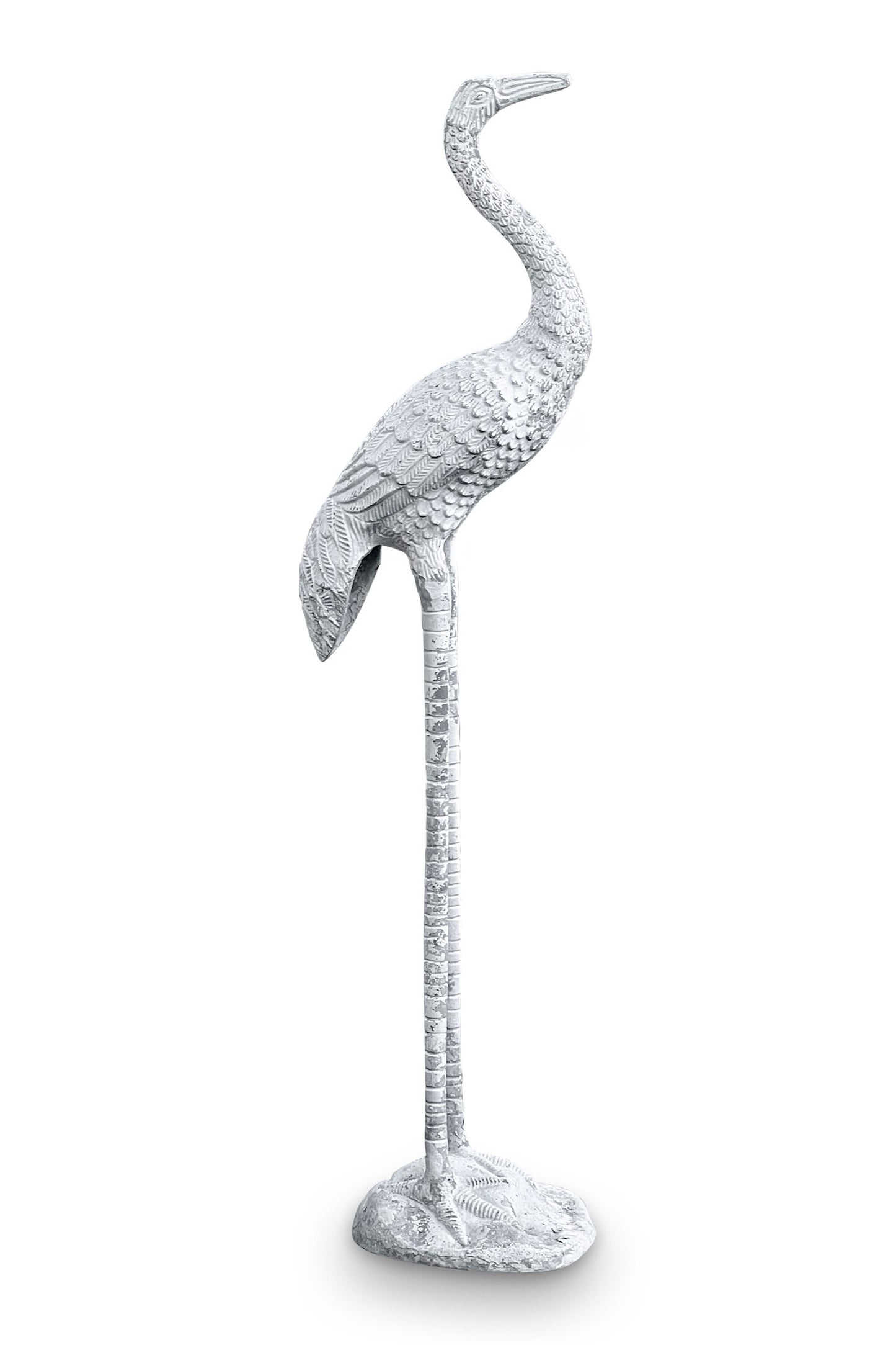 Metal Flamingo Sculpture