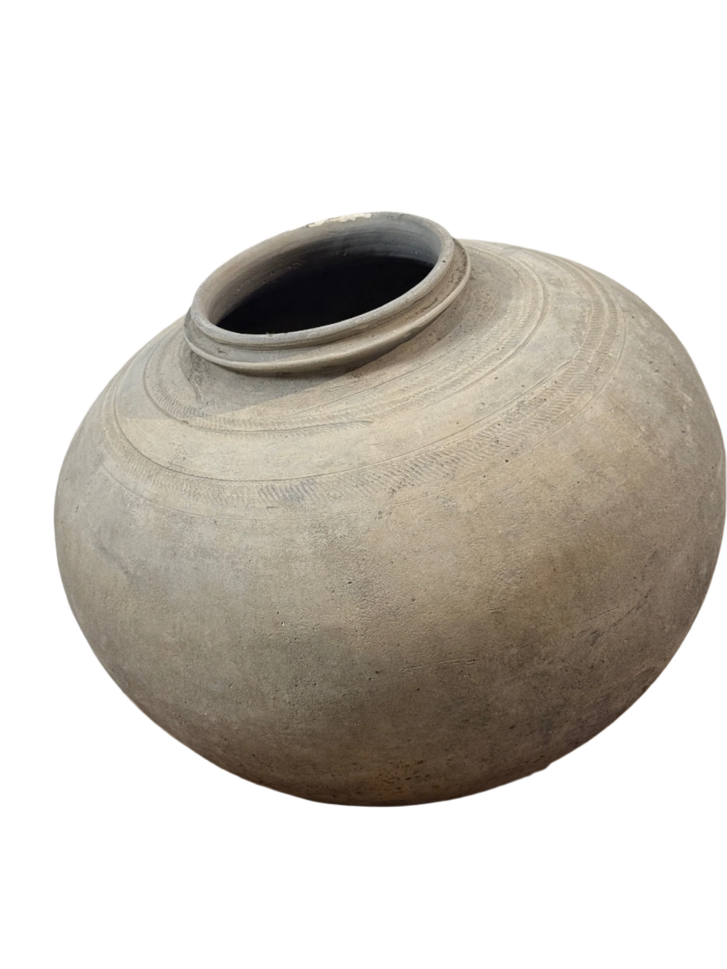 Antique French Decorative Terracotta Pot