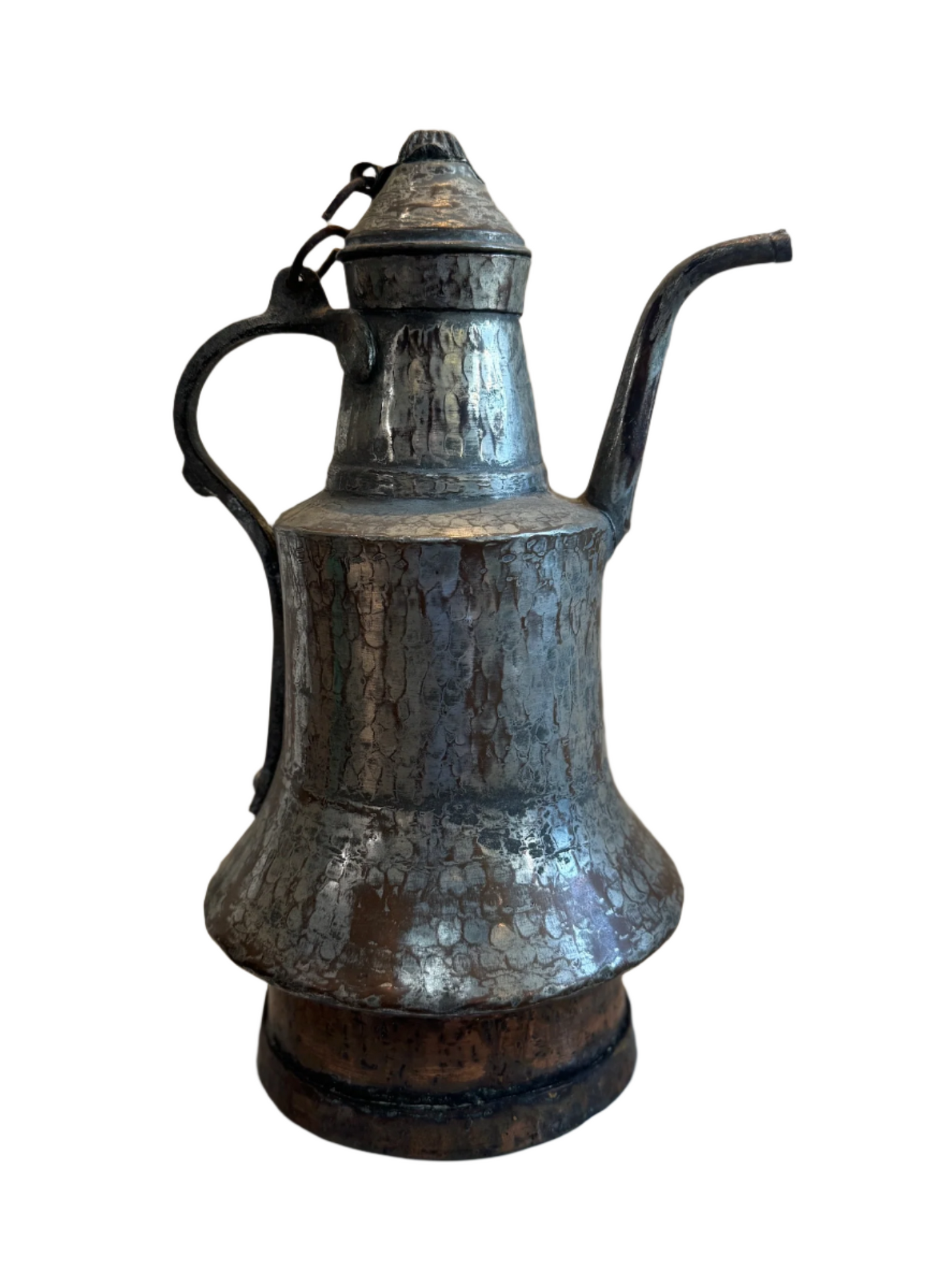 Antique Hand-Hammered Middle Eastern Dallah Coffee Pot