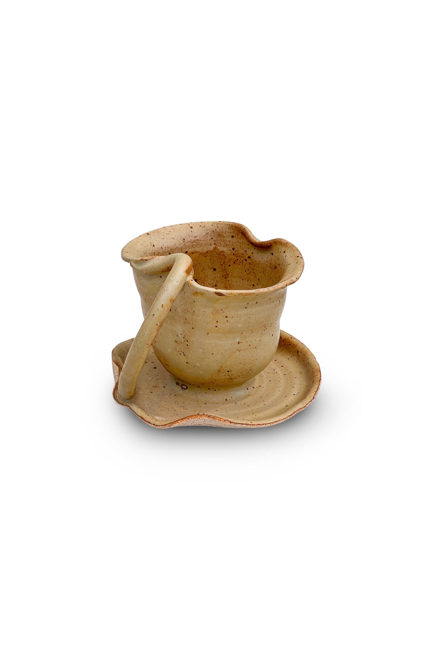 Vintage Pinched Ceramic Gravy Bowl