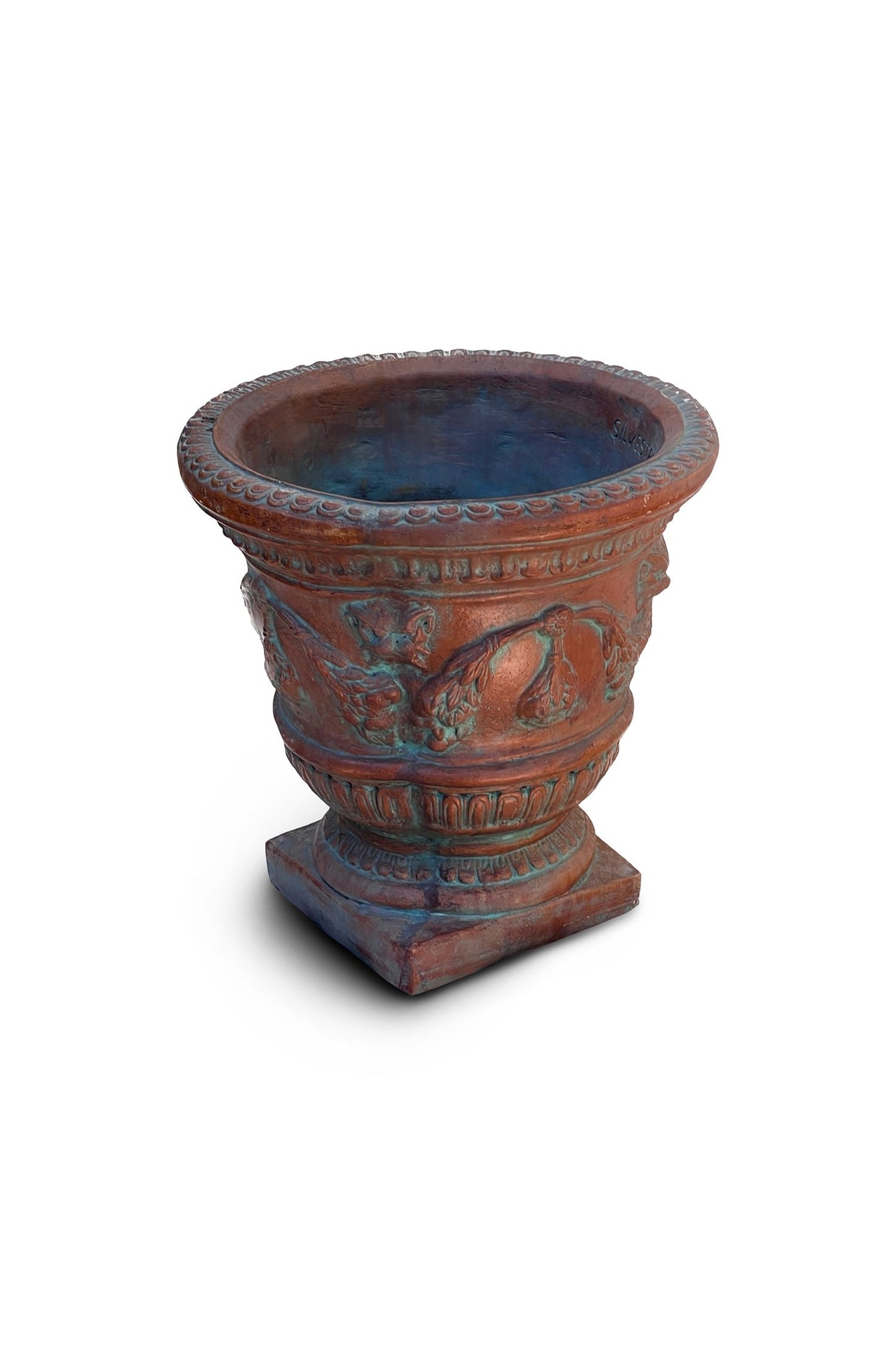 Silvestri Terracotta Ornate Planter (Set of 2)