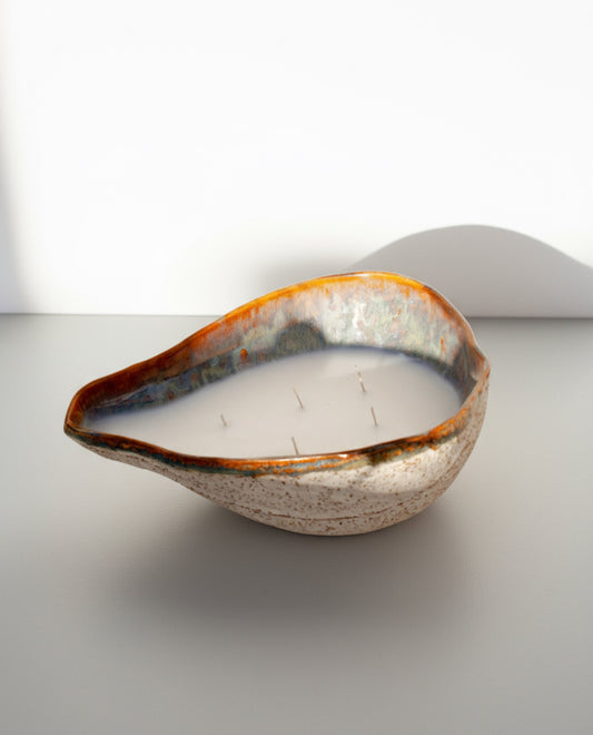 Handmade ceramic glazed bowl by Hommes and Gardens x Western Disco, Los Angeles–crafted one-of-one candle vessel — Hommes and Gardens, Candles Collection, Decorative Bowls, Home Decor, landscape design, plant design, Landscape Architect, Interior Designer, Outdoor Living, Outdoor Decorations, Home Design, Luxury Design, Art, Furniture, Objects, Best Gifts, Nature, Backyard, Yard.
