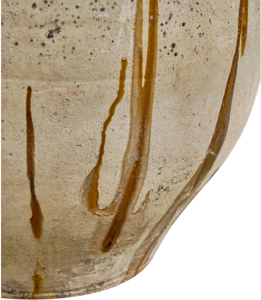 Vintage Biot French planter with traditional olive jar form and sun-kissed glaze, perfect for outdoor or indoor styling — Hommes and Gardens, Pots + Planters Collection, home decor, garden decor, outdoor decorations, home design, luxury design, Landscape Architect, Interior Designer, Outdoor Living, Art, Furniture, Objects, Best Gifts, Nature, Backyard, Yard.