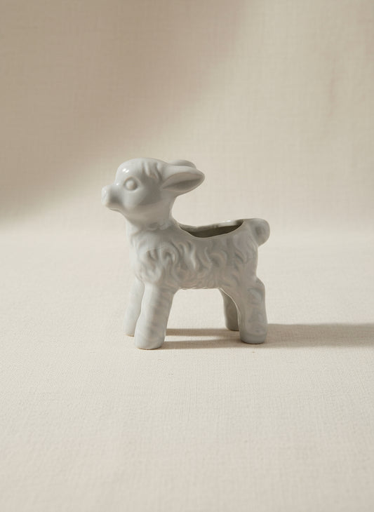 Vintage lamb toothpick holder crafted in delicate porcelain, a whimsical and functional collectible for elegant tabletops — Hommes and Gardens, Home Decor Collection, Toothpick Holders, Vintage Porcelain, Decorative Objects, Table Accessories, Kitchen Decor, Gift Collectibles.