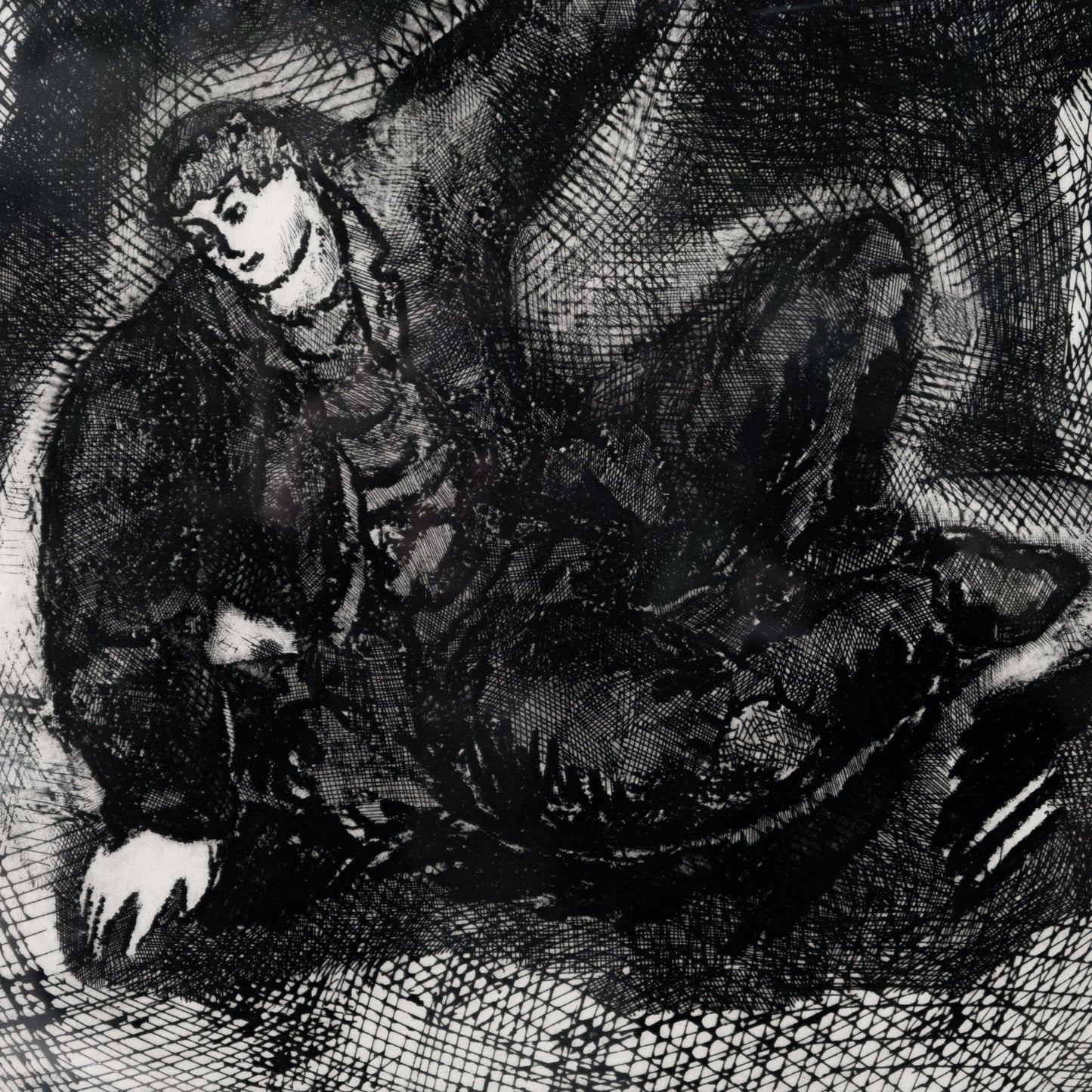 Sandro Chia Signed Lithograph, Artist Proof (SItting Lady Series, Circa 1980s)