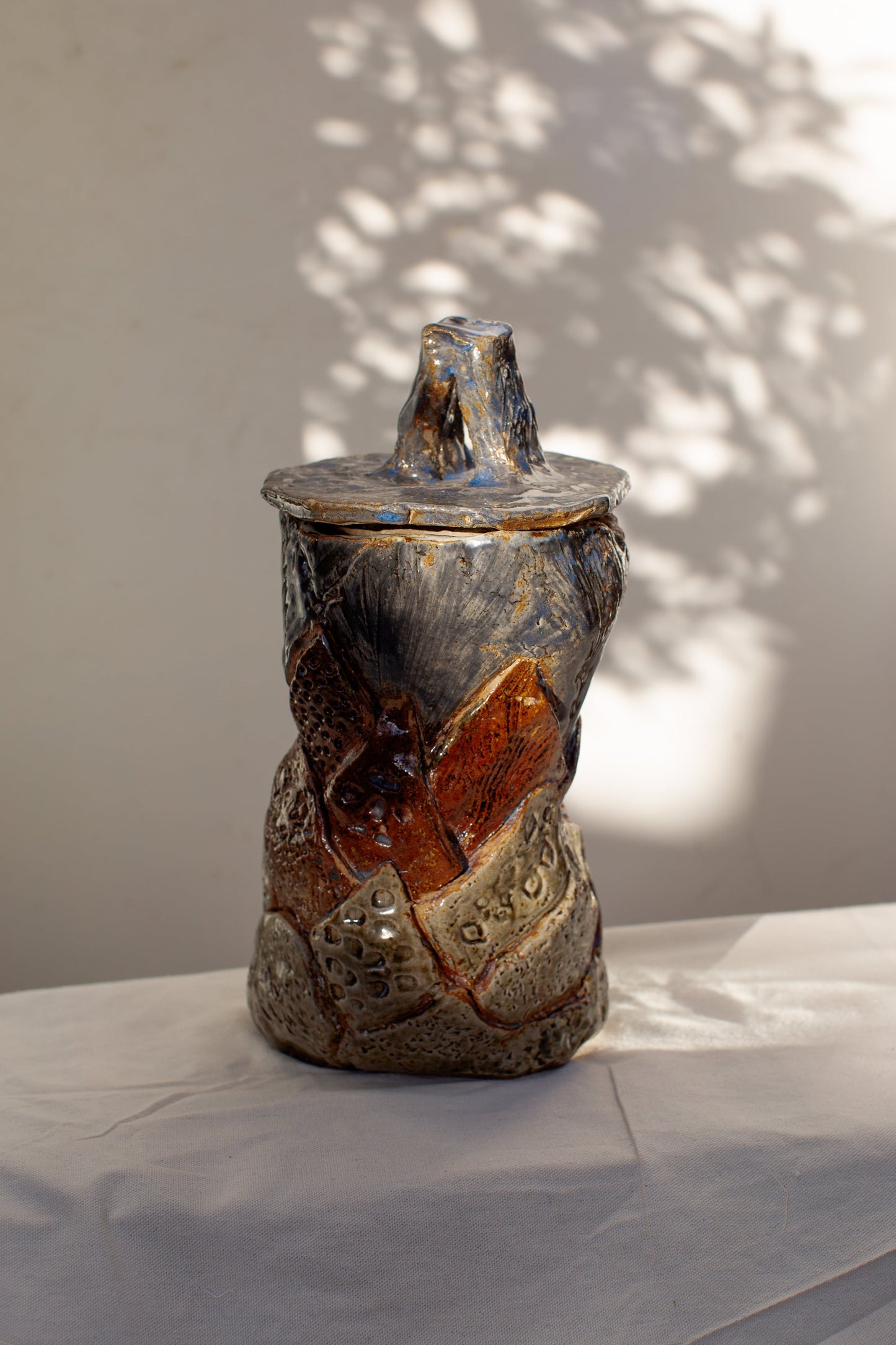 Vintage Handmade Ceramic Lidded Jar | H&G x Western Disco