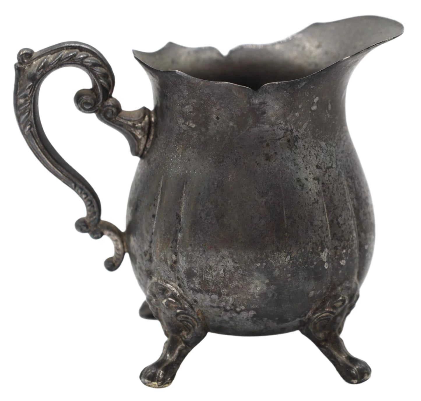 Silver Plated Footed Creamer Pitcher