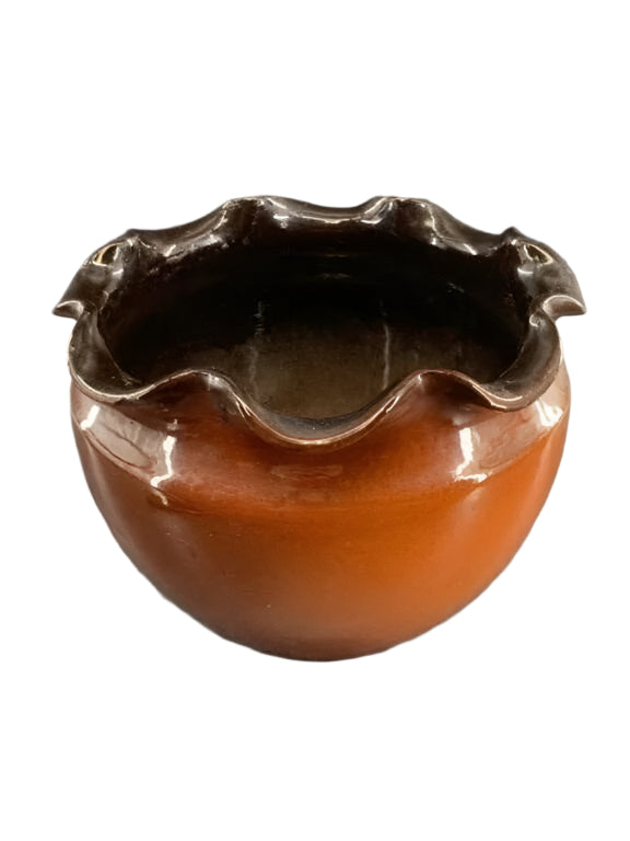 Weller Louwelsa Vase Hand Painted - Ruffled rim