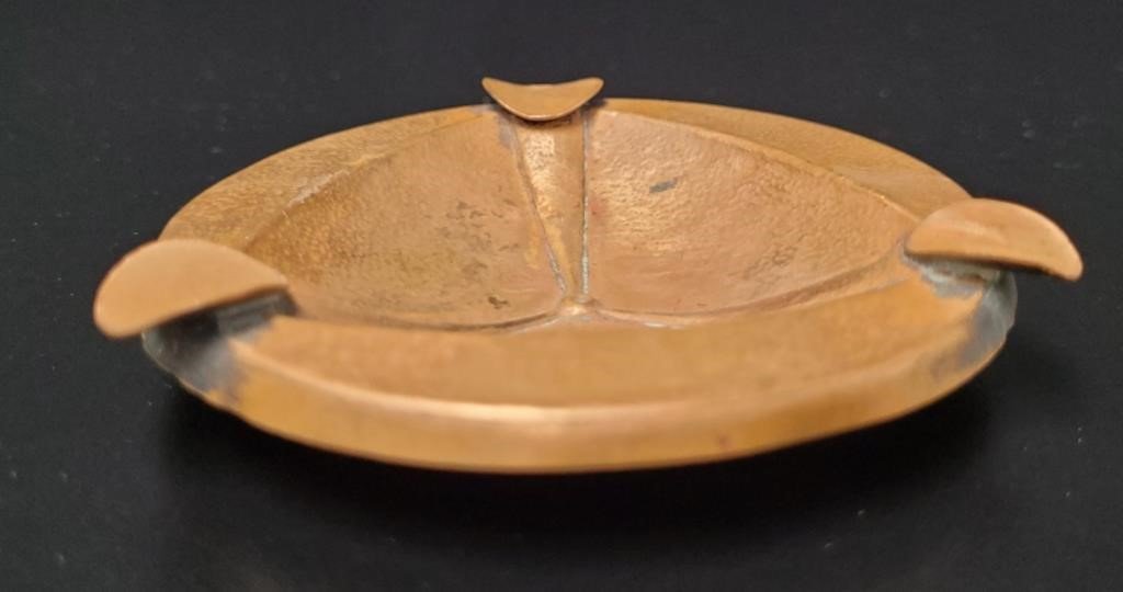 Art Deco Copper Ashtray