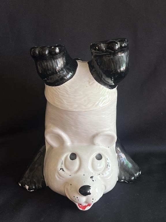 Vintage McCoy Pottery Panda Cookie Jar