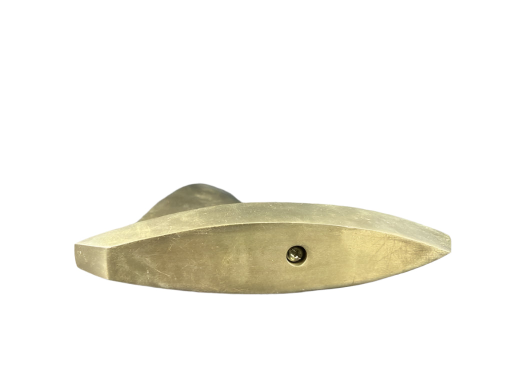 Vintage Paper Weight Brass Metal Sailboat