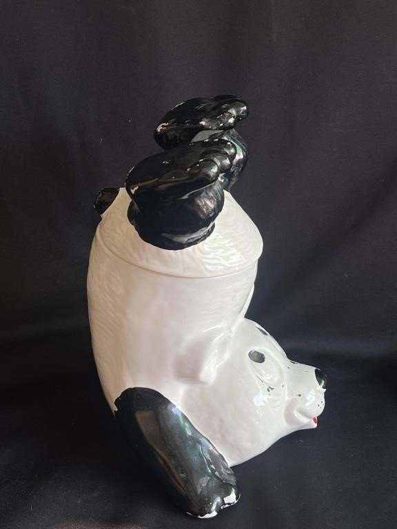 Vintage McCoy Pottery Panda Cookie Jar