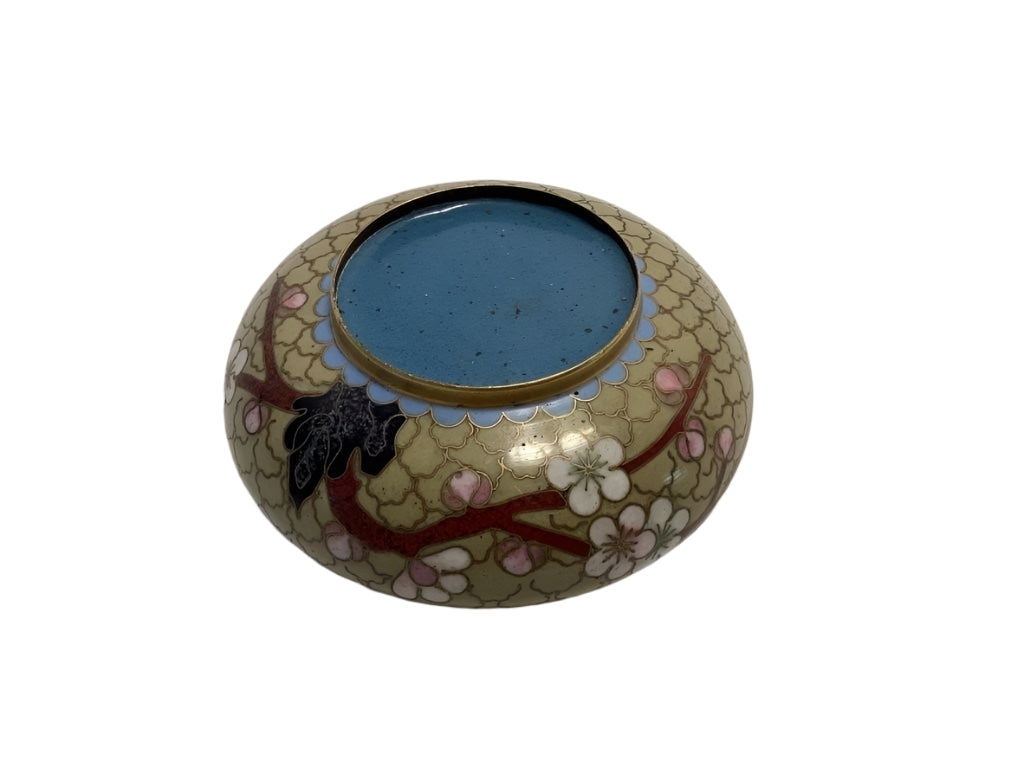 Vintage Chinese Cherry Blossom Ashtray