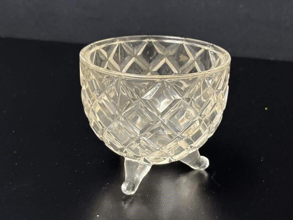Slovakian Crystal Pineapple shaped Candy Jar