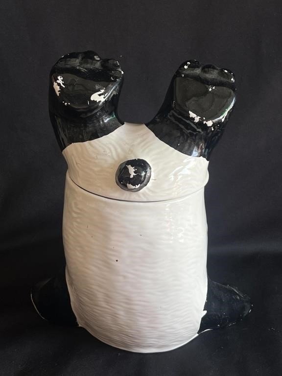 Vintage McCoy Pottery Panda Cookie Jar