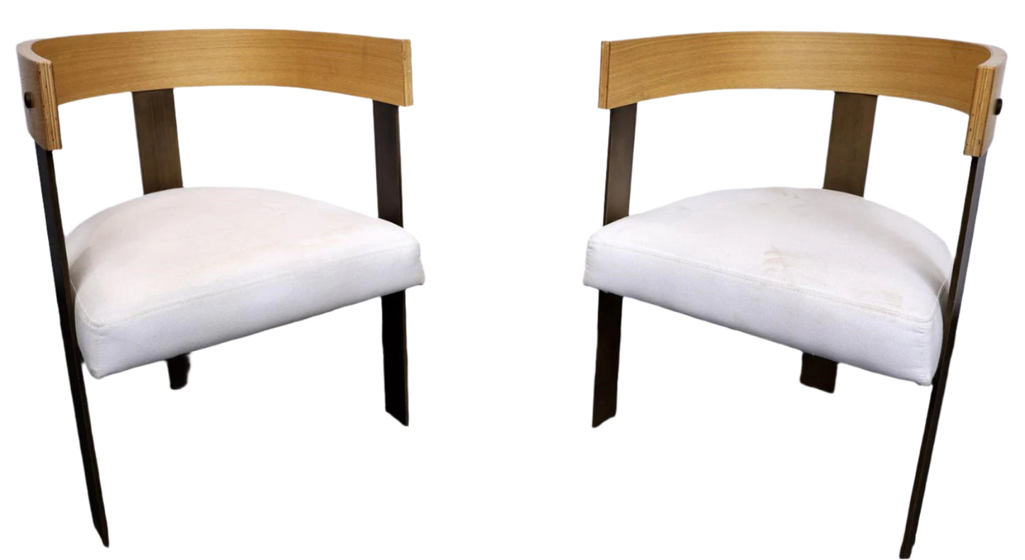 Set of four Mid-Century Modern/Art Deco Style Dining Chairs