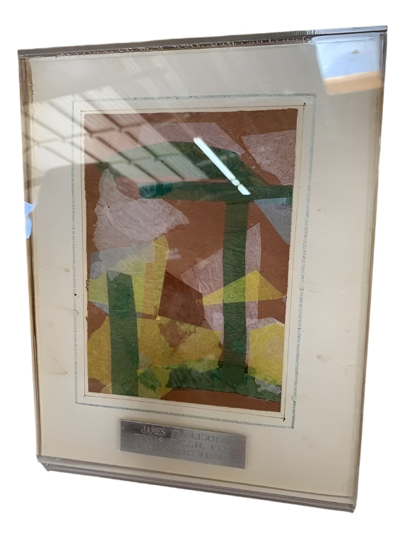 Original Artwork Inside Frame with paperwork/documents - James Franciscus Actor 1980 Tennis Classic Men’s