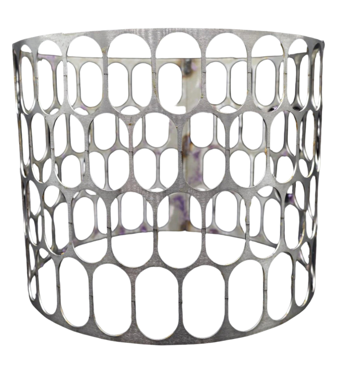 Set of two Steel Fabricated Lamp Shades or Drums by Tobeto