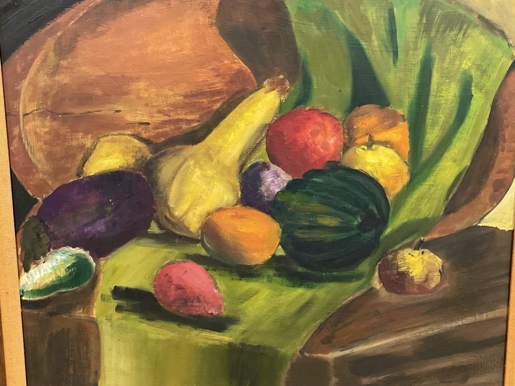 Fruits Oil Painting on Board