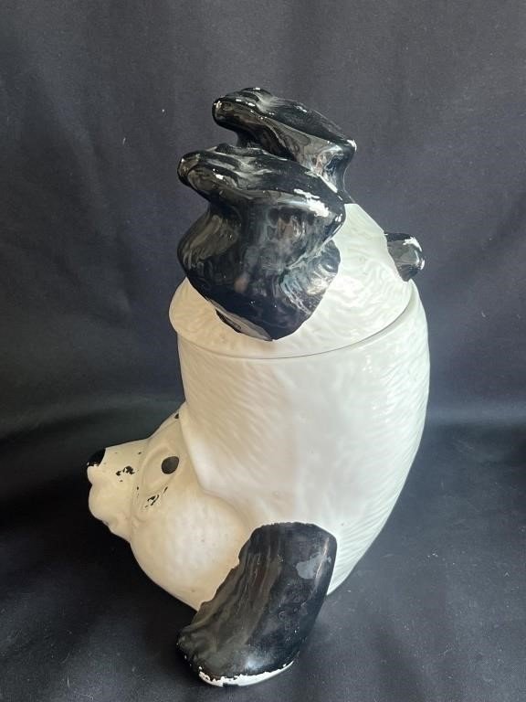 Vintage McCoy Pottery Panda Cookie Jar