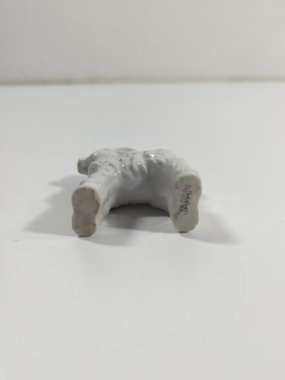 Vintage Lamb Toothpick Holder porcelain