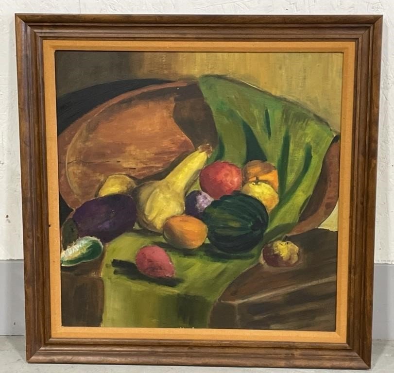 Fruits Oil Painting on Board