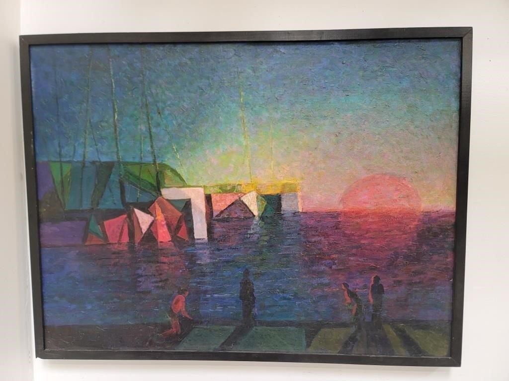 Oil painting on canvas unsigned, believed to be Constantine Cherkas