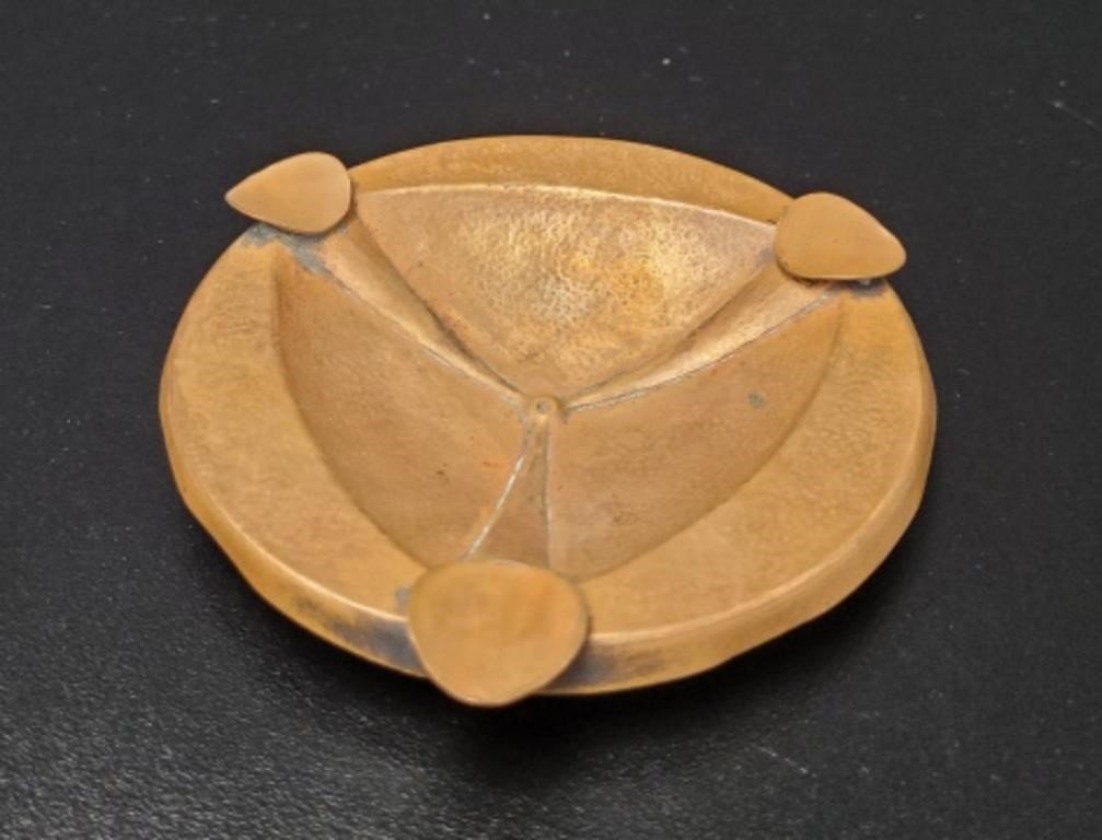 Art Deco Copper Ashtray