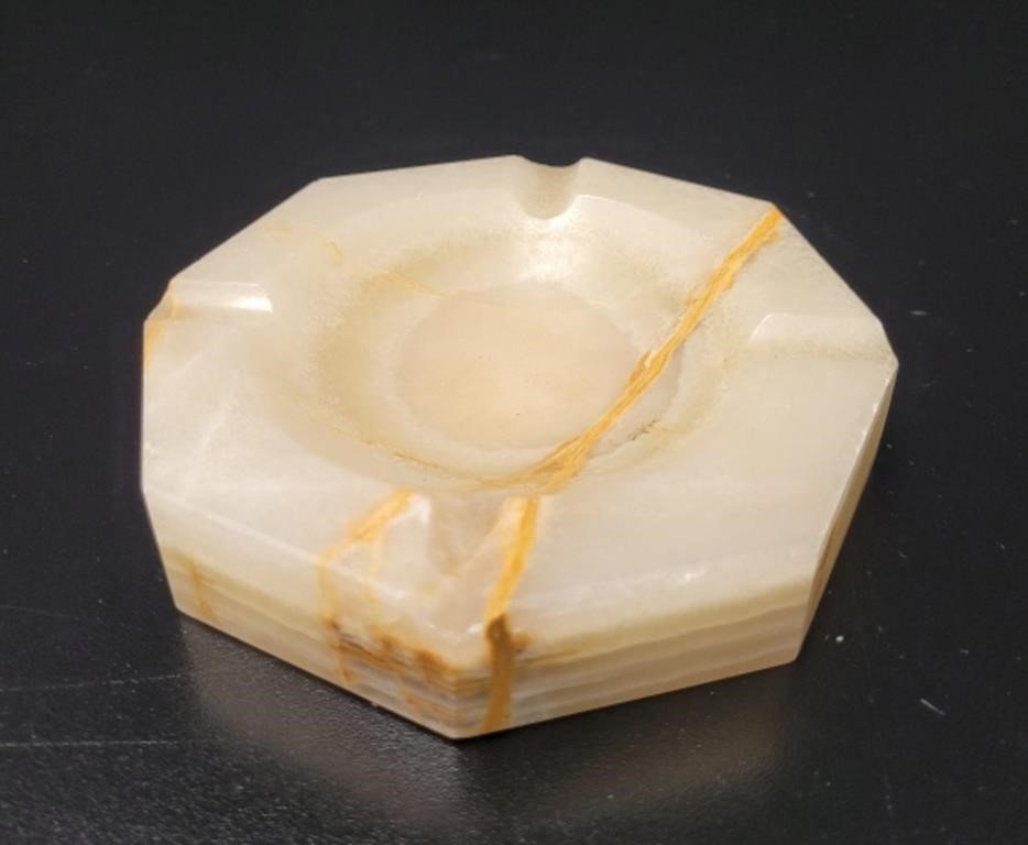 Alabaster Ashtray vintage