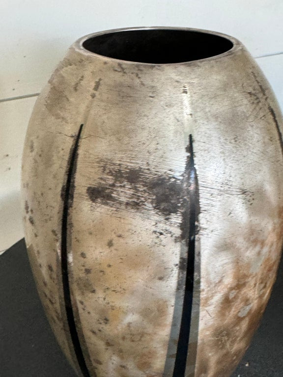 Set of Vintage German Ikora Silver Plated Vase by Wmf (1940's)