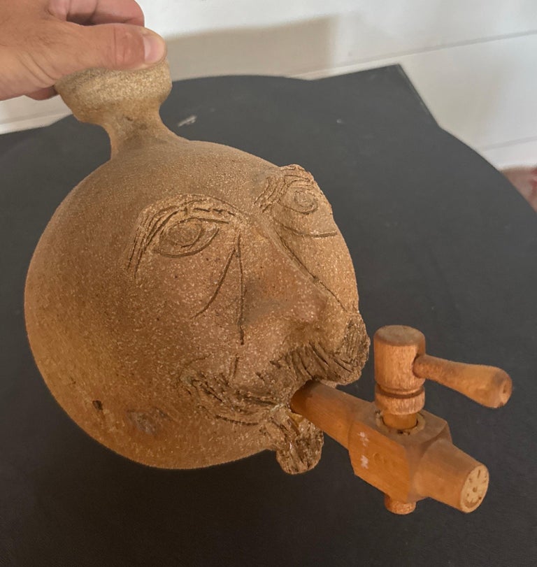Vintage Ceramic Face Water Dispenser