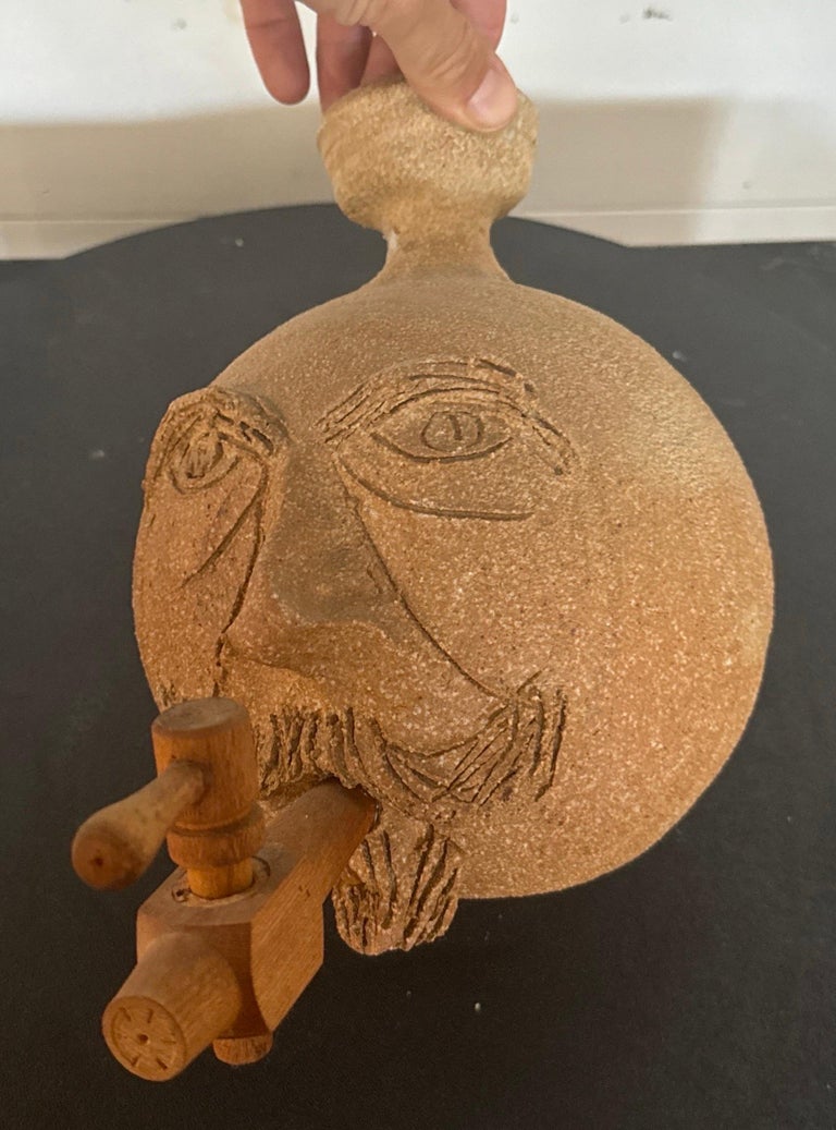 Vintage Ceramic Face Water Dispenser