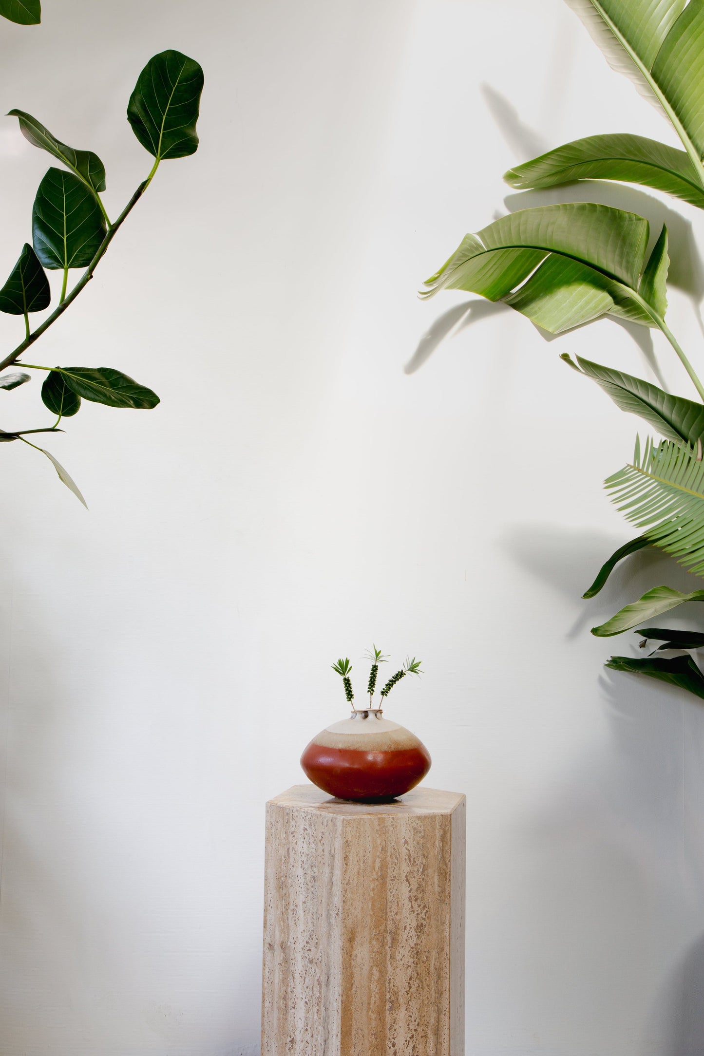 Ceramic Multi-opening Weedpot Signed