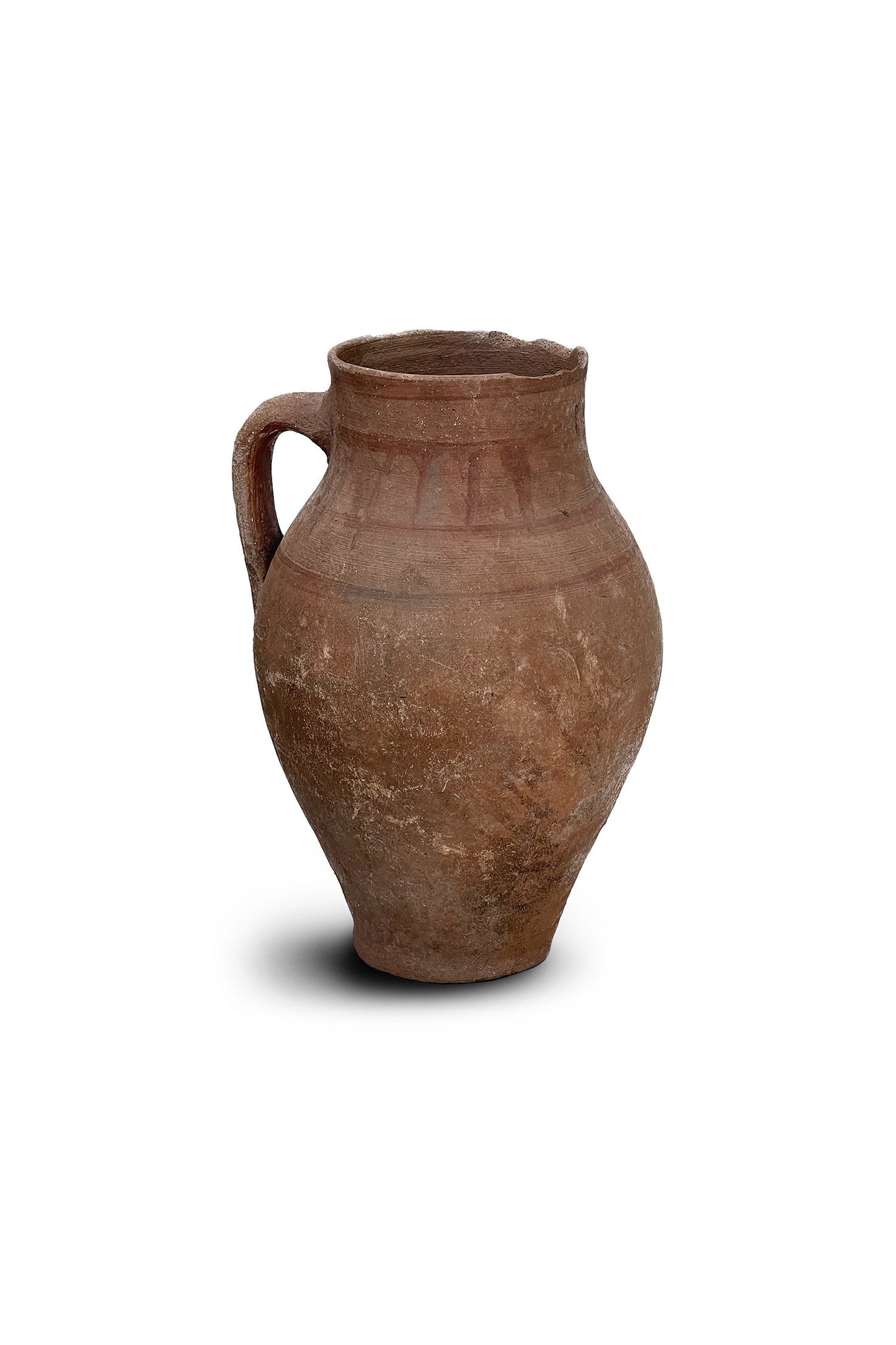 Antique Handcrafted Terracotta Water Jug – Rustic Earthenware Pot