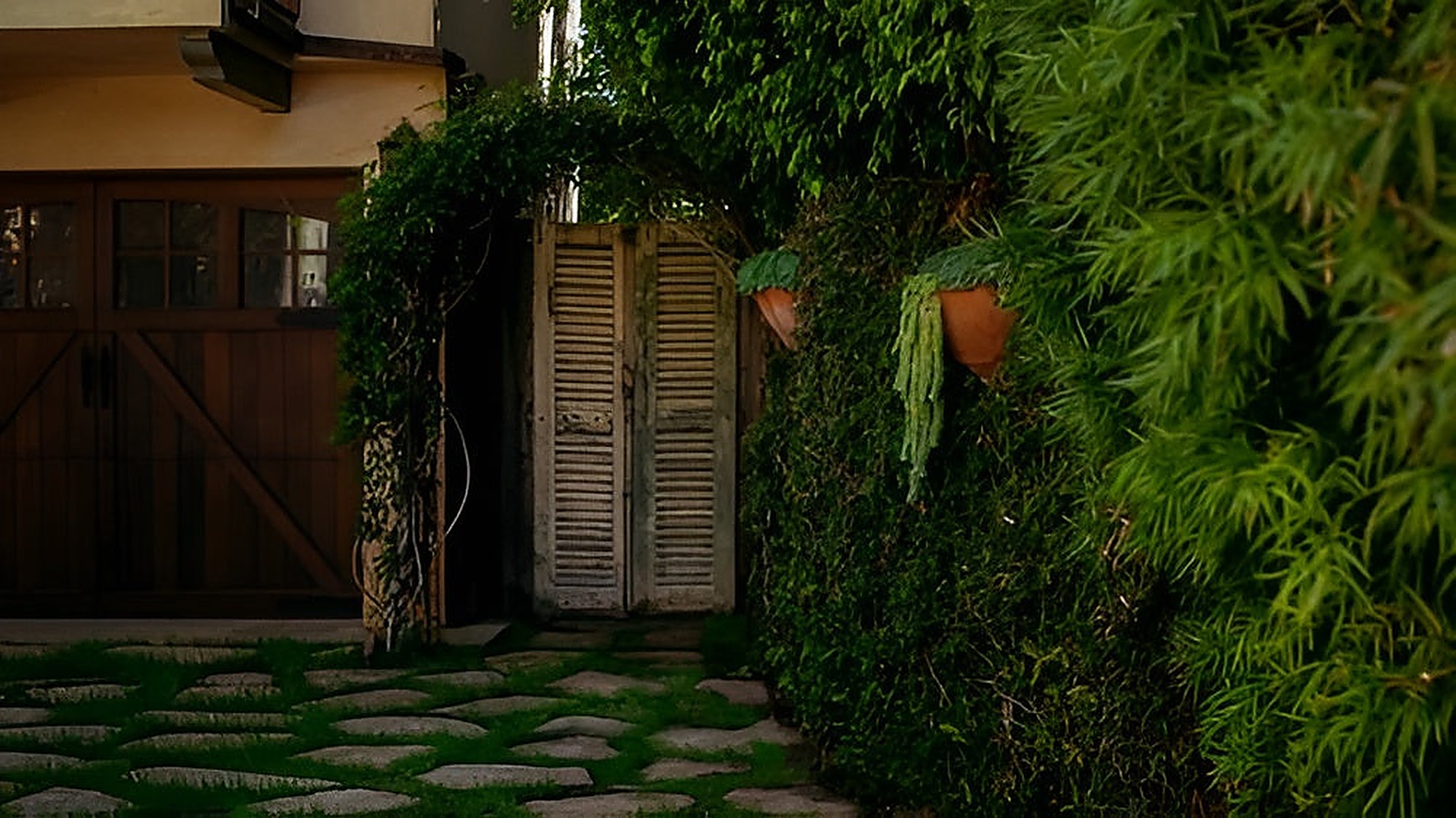 Miami Way garden, Los Angeles landscape design by Hommes + Gardens, view 1