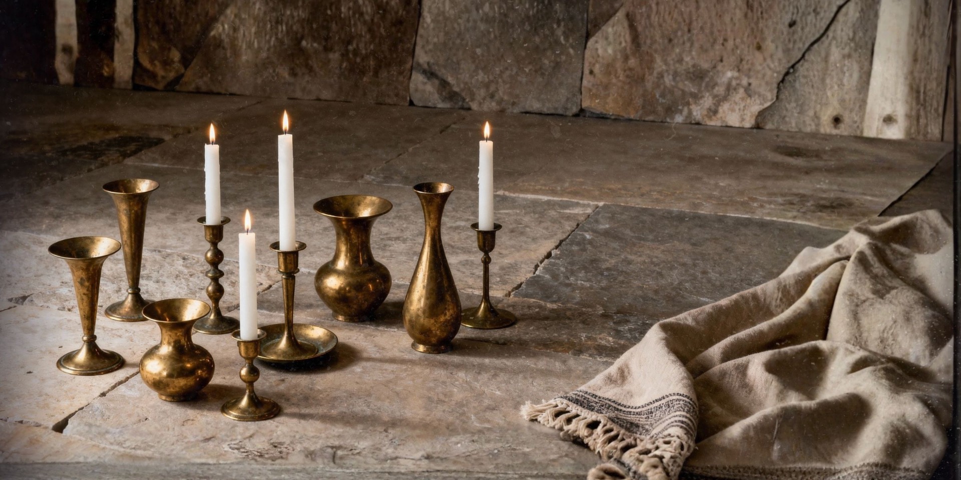 The Brass Study, antique and vintage brass objects, Hommes + Gardens, Los Angeles
