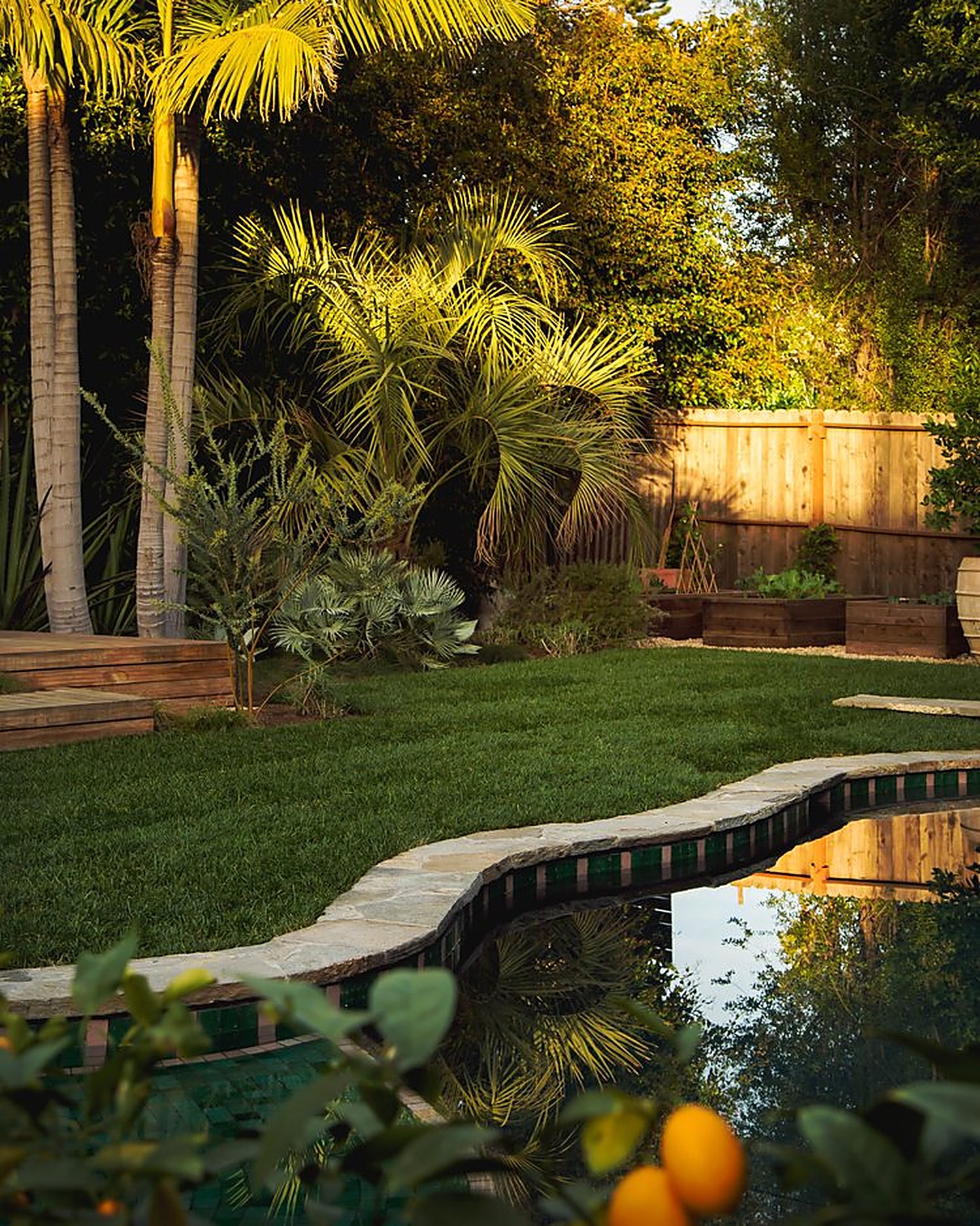 Hollywood Cottage garden, Los Angeles landscape design by Hommes + Gardens, view 2