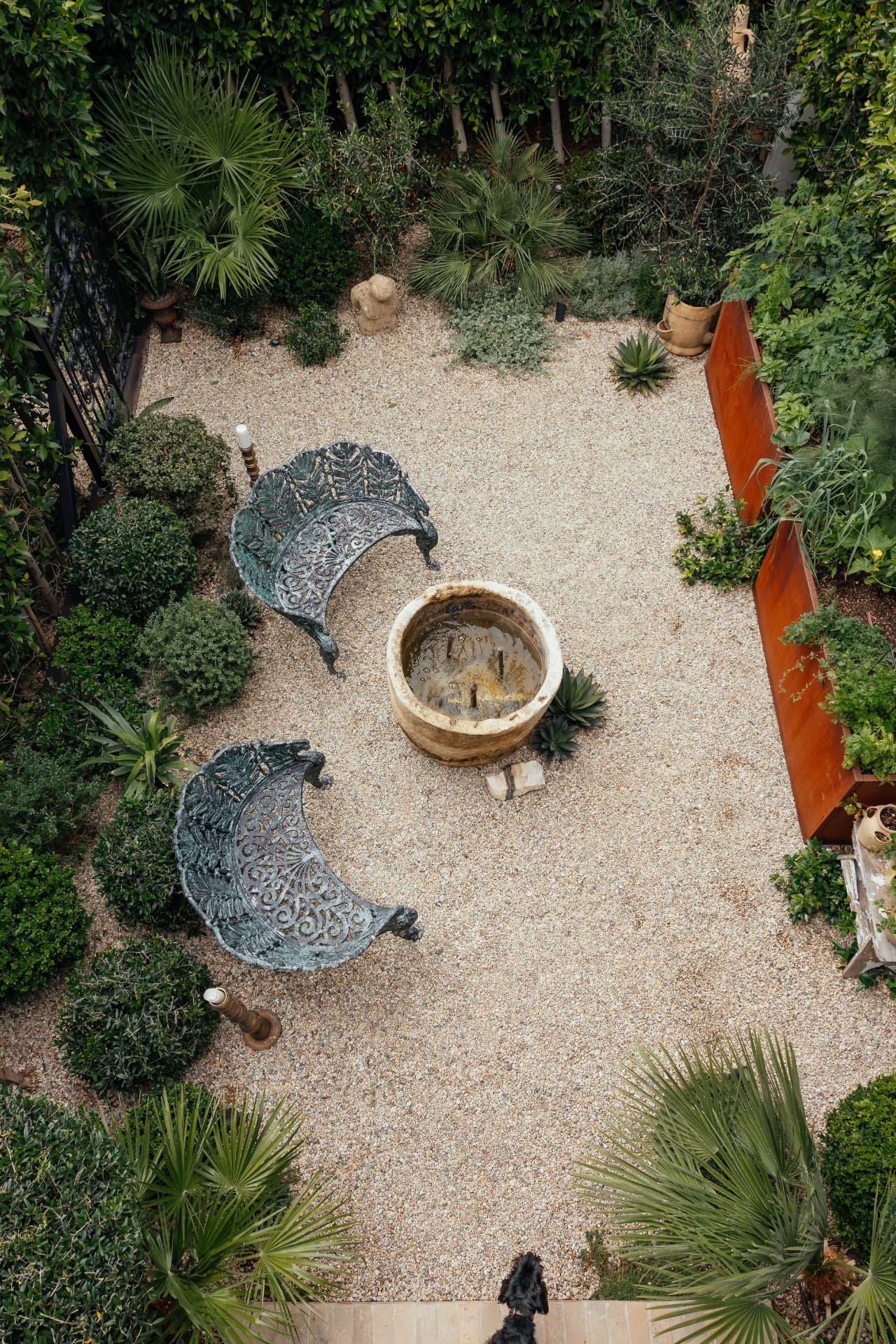 Outpost garden, Los Angeles landscape design by Hommes + Gardens, view 8