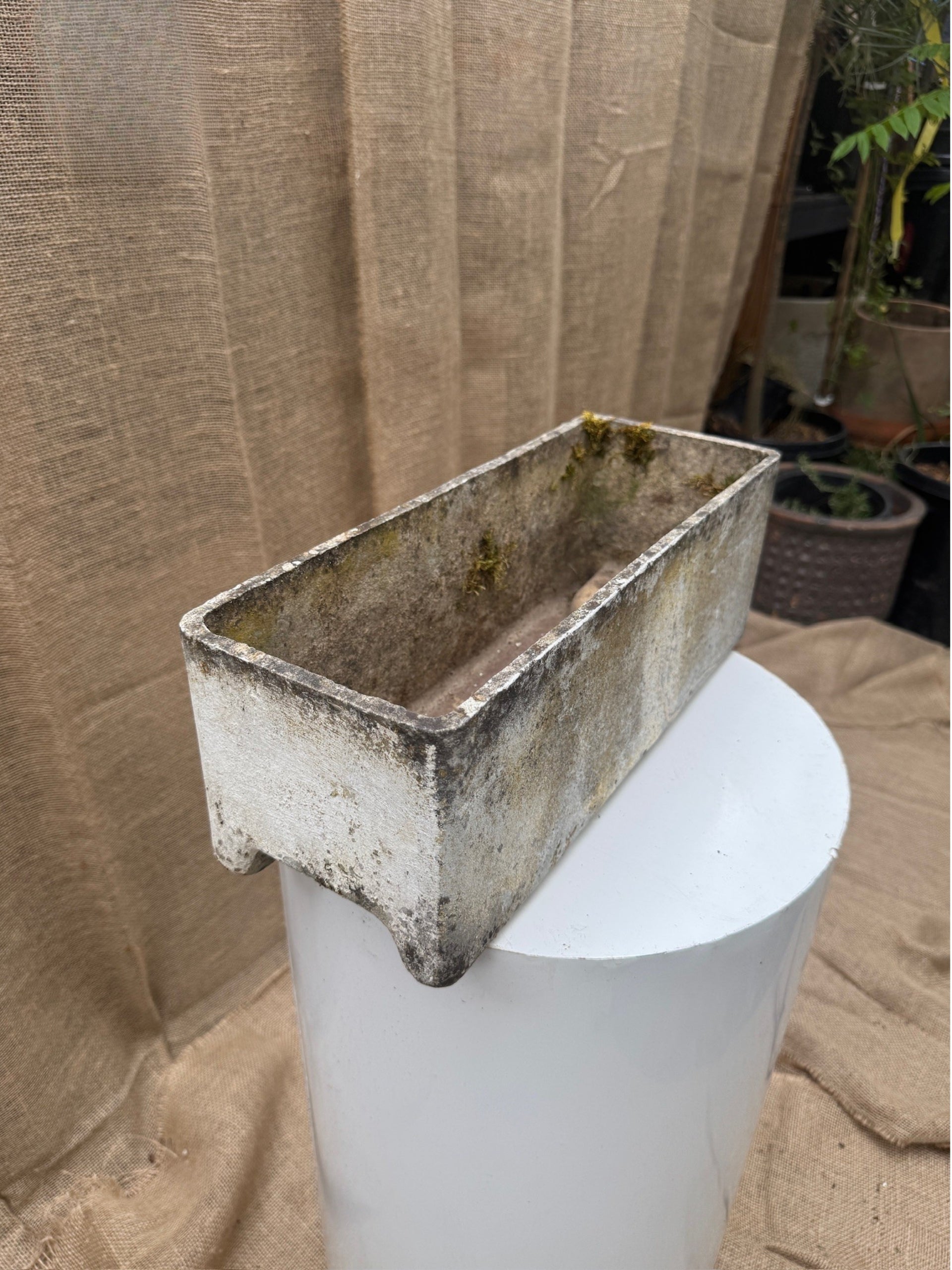 Willy Guhl Mid-Century Modern Rectangular Fiber Cement Planter Box