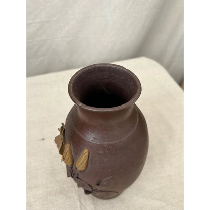 1944 Normandy France Handmade Pottery Vase