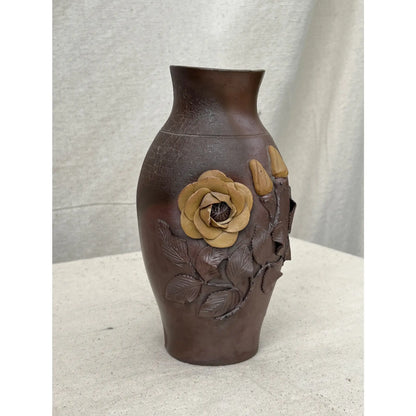 1944 Normandy France Handmade Pottery Vase