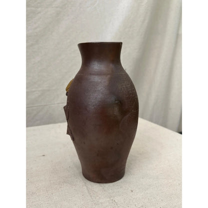 1944 Normandy France Handmade Pottery Vase