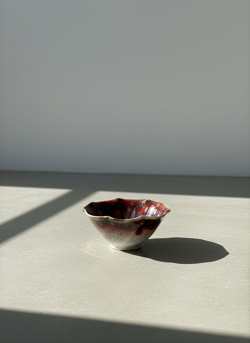 studio pottery decorative ceramic bowl modern centerpiece