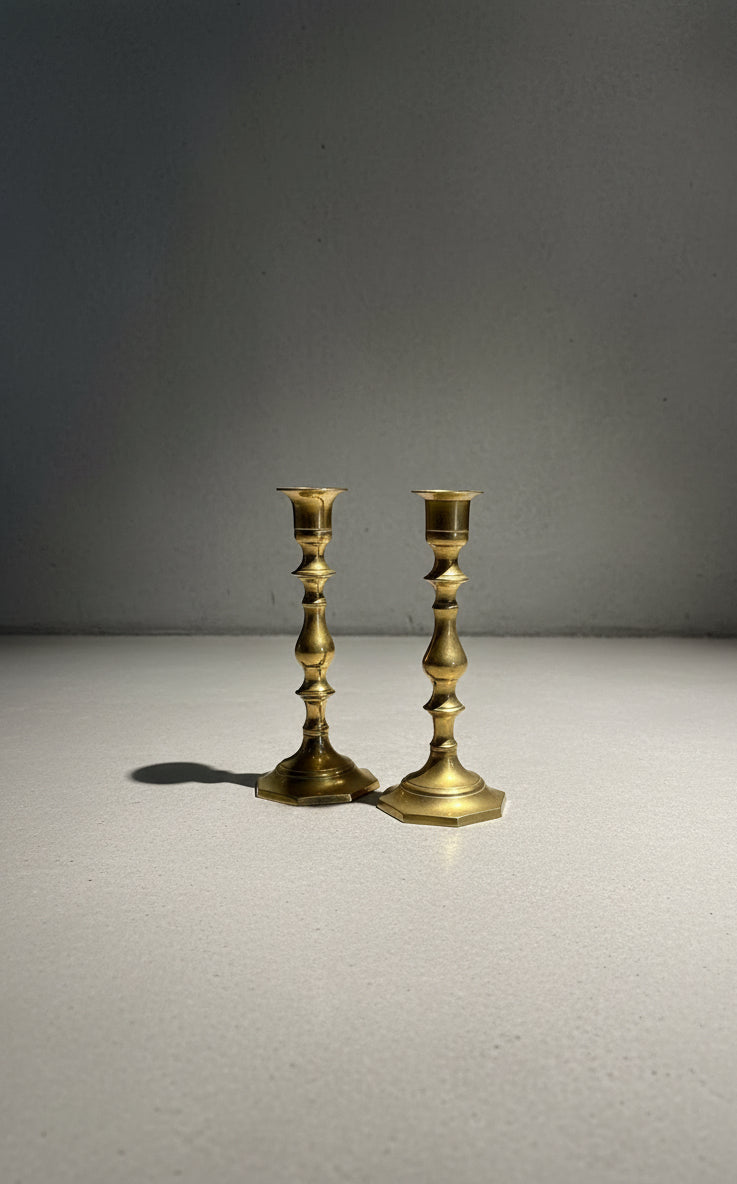 The Brass Silhouette Column Pair No. 04