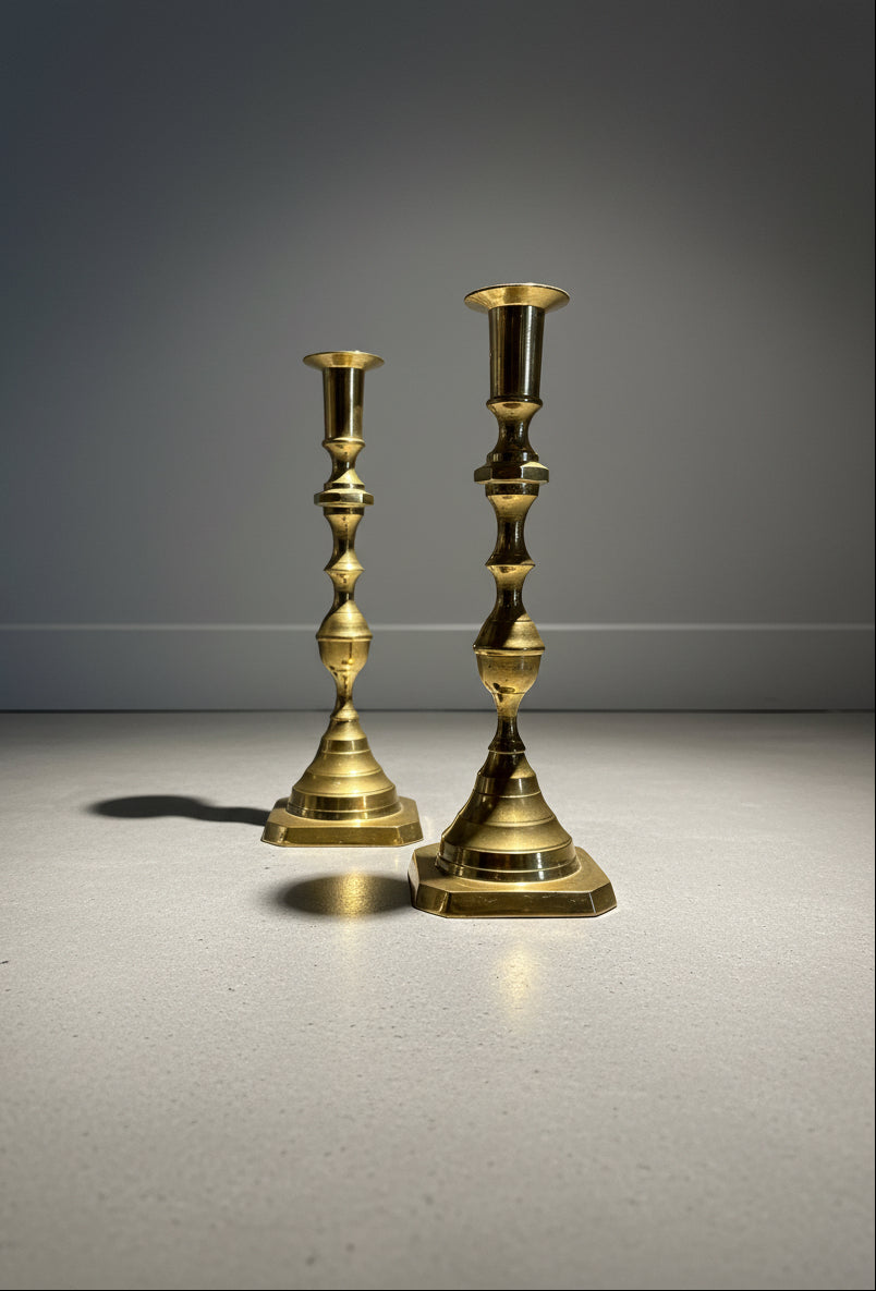The Brass Stepped Monument Pair No. 06