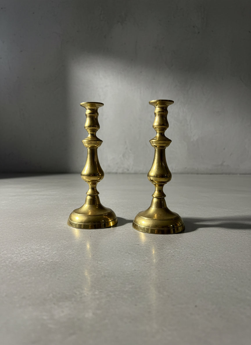 The Brass Heirloom Baluster Pair No. 13
