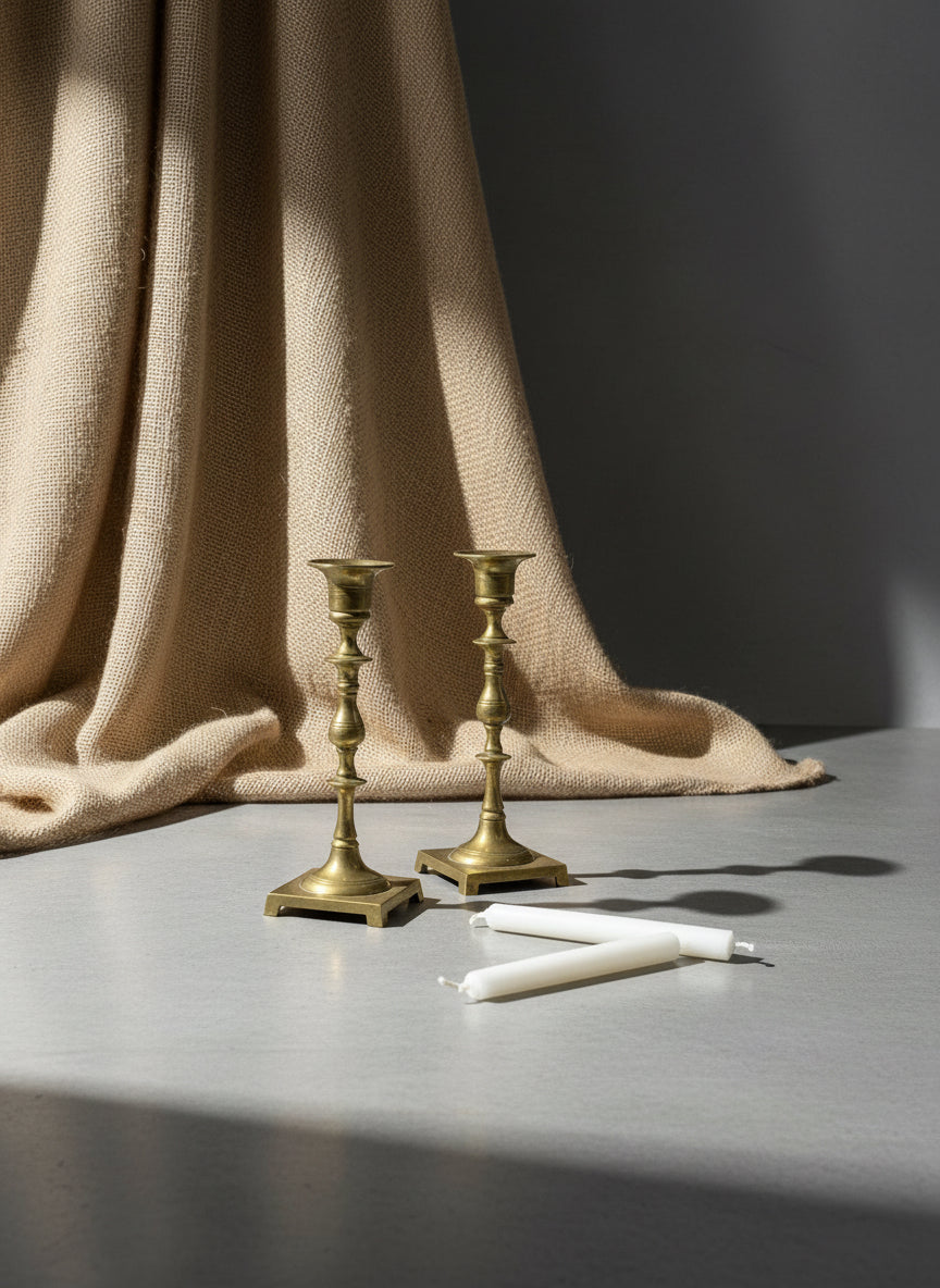 The Brass Fluted Silhouette Pair No. 22