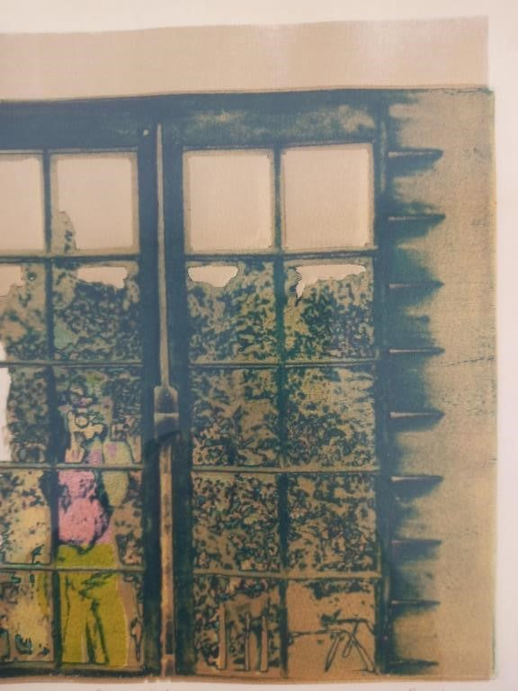 "I Visited Eden at Sunset" - Signed Lithograph by Freda Guttman Bain (1974)